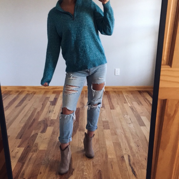 croft & barrow Sweaters - quarter zip sweater